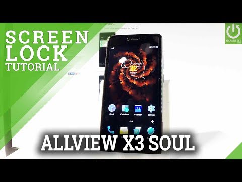 How to Set Screen Lock in ALLVIEW X3 Soul Lite - Pattern Lock