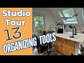 13 Favorite Tools For An Organized Art Studio