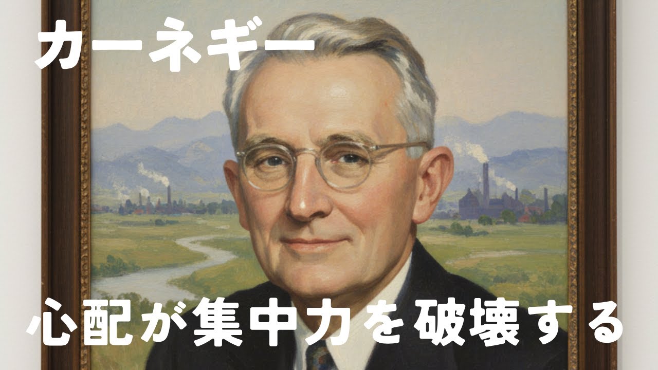 不安・ストレスを乗り越える！D・カーネギーの人生哲学