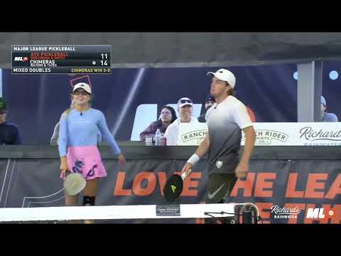 Kyle Yates' Behind-The-Back Shot During Major League Pickleball Season One