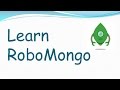 Robomongo Installation Usages