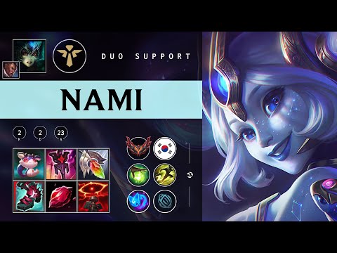 Nami Support vs Nautilus - KR Grandmaster Patch 25.24