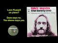 Dave Mason Part 3 - “The Lonely One" 1974 Leon Russell