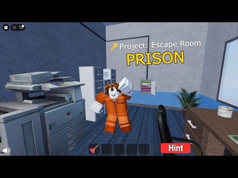 Roblox PROJECT: ESCAPE ROOM PRISON Walkthrough (English)