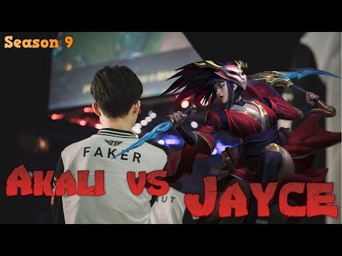 Faker is SO GOOD with AKALI - Faker Akali vs Jayce Mid Season 9 KR Ranked | League of Legends Replay