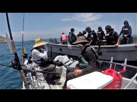 Stopped by FULLY ARMED Mexican Police while Fishing in Mexican Waters