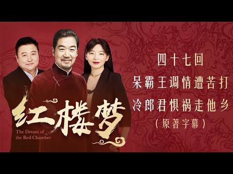 红楼梦 第四十七回 呆霸王调情遭苦打 冷郎君惧祸走他乡 全本多人有声剧 张国立解惑 欧丽娟 解读