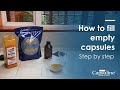 How to Fill Empty Capsules Manually - Step by Step