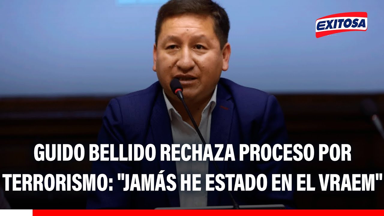 🔴🔵Guido Bellido busca reelegirse y rechaza proceso en su contra: "Jamás he estado en el VRAEM"
