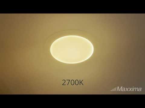 Maxxima 6 in. 5 CCT Slim Recessed LED Downlight, 1050 Lumens, Color Selectable 2700K-5000K