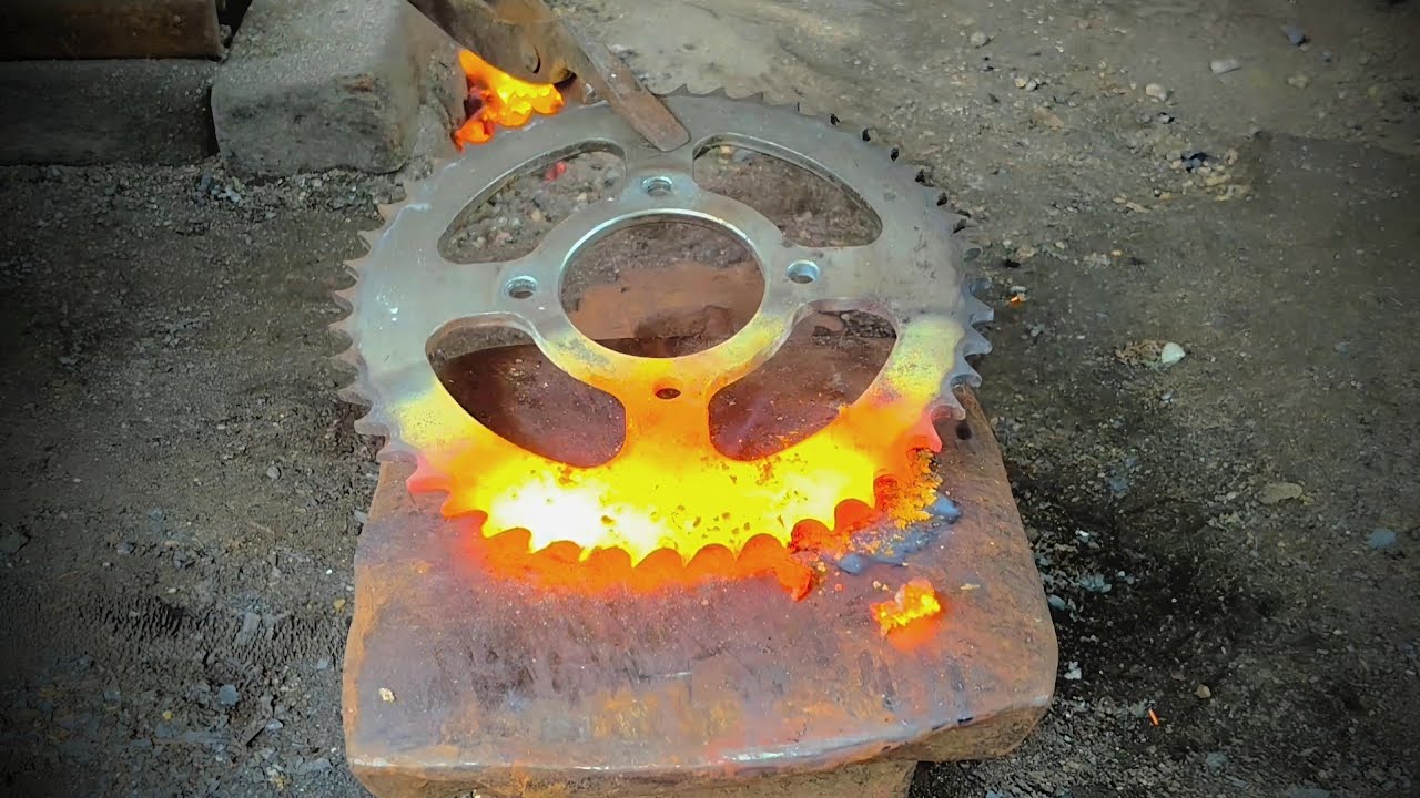 Making A Farsa From an Old chain sprocket | chain sprocket ka farsa | Farsa Kaise Banaye | Farsa