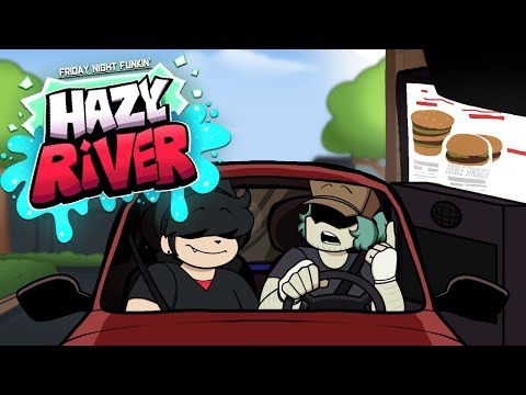 garcello and annie went to get an order from mcdonalds in HAZY RIVER FNF mod