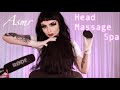 ASMR Tingly Scalp Massage Latex Glove And Hair Brushing