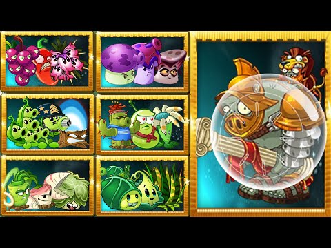 PvZ 2 Gameplay - Random Team Plants Vs Team 10 Hamster Ball Gargantuar Zombie