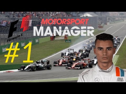 1ST PLACE IN OUR FIRST RACE  F1 MANAGER CAREER #1  MOTORSPORT MANAGER S1