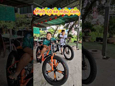 Mình có chiếc xe đạp màu cam #shortvideo