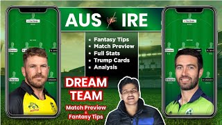 Aus vs IRE Dream11 Team Prediction, IRE vs AUS Dream11, Australia vs Ireland Dream11: Fantasy Tips