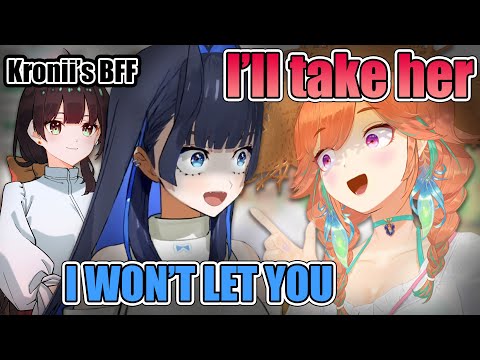 Kronii Going Crazy When Kiara Says She'll Take Sally