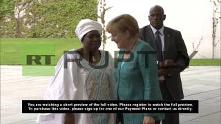 Germany: Merkel welcomes AU leader Dlamini-Zuma with military honours