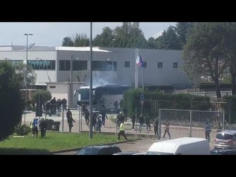 Scontri Ultras Legnano-Obermais/Maia Alta 2019