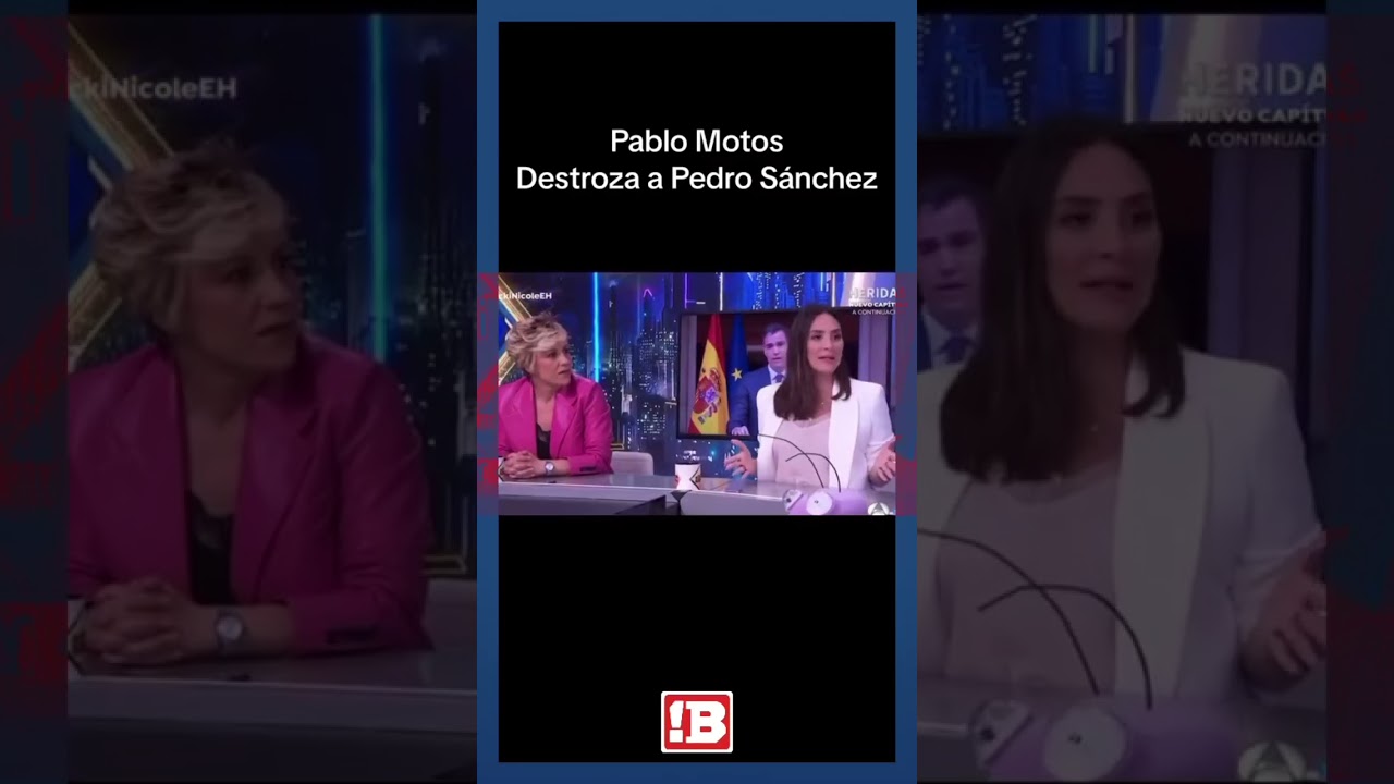El corte de Pablo Motos a Pedro Sánchez por Elecciones en Verano