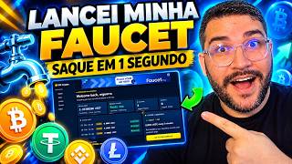 EU CRIEI UMA FAUCET QUE PAGA EM 1 SEGUNDO | DM CRYPTO