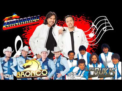 LOS TEMERARIOS, GRUPO BRONCO Y LOS BUKIS MIX 100% ÉXITOS ROMÁNTICOS DEL RECUERDO