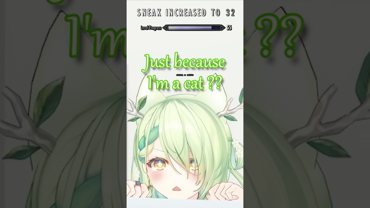 Faunya gets prejudiced #ceresfauna  #skyrim  #vtuber  #hololive