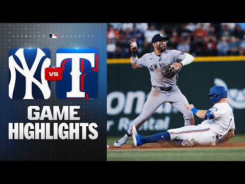 텍사스 VS 뉴욕양키스 3:0 MLB 스포츠하이라이트