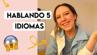 ¡Hablando 5 idiomas diferentes!  😱 #polyglot