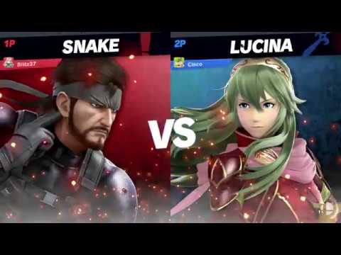 Blitz37(Snake) vs Cisco(Lucina) (Smash Ultimate Online Battles #3)