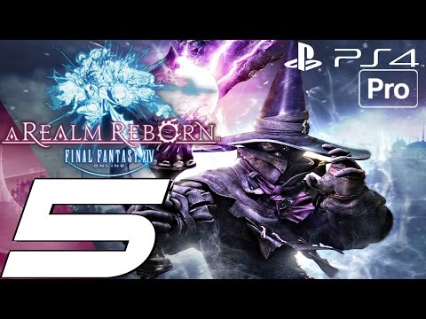 FINAL FANTASY XIV - Gameplay Walkthrough Part 5 - Limsa Lominsa & Guilds (PS4 PRO)