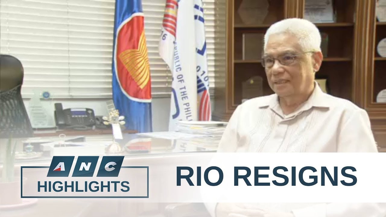 <h1 class=title>PH Information and Communications Technology Undersecretary Eliseo Rio Jr. resigns | ANC Highlights</h1>