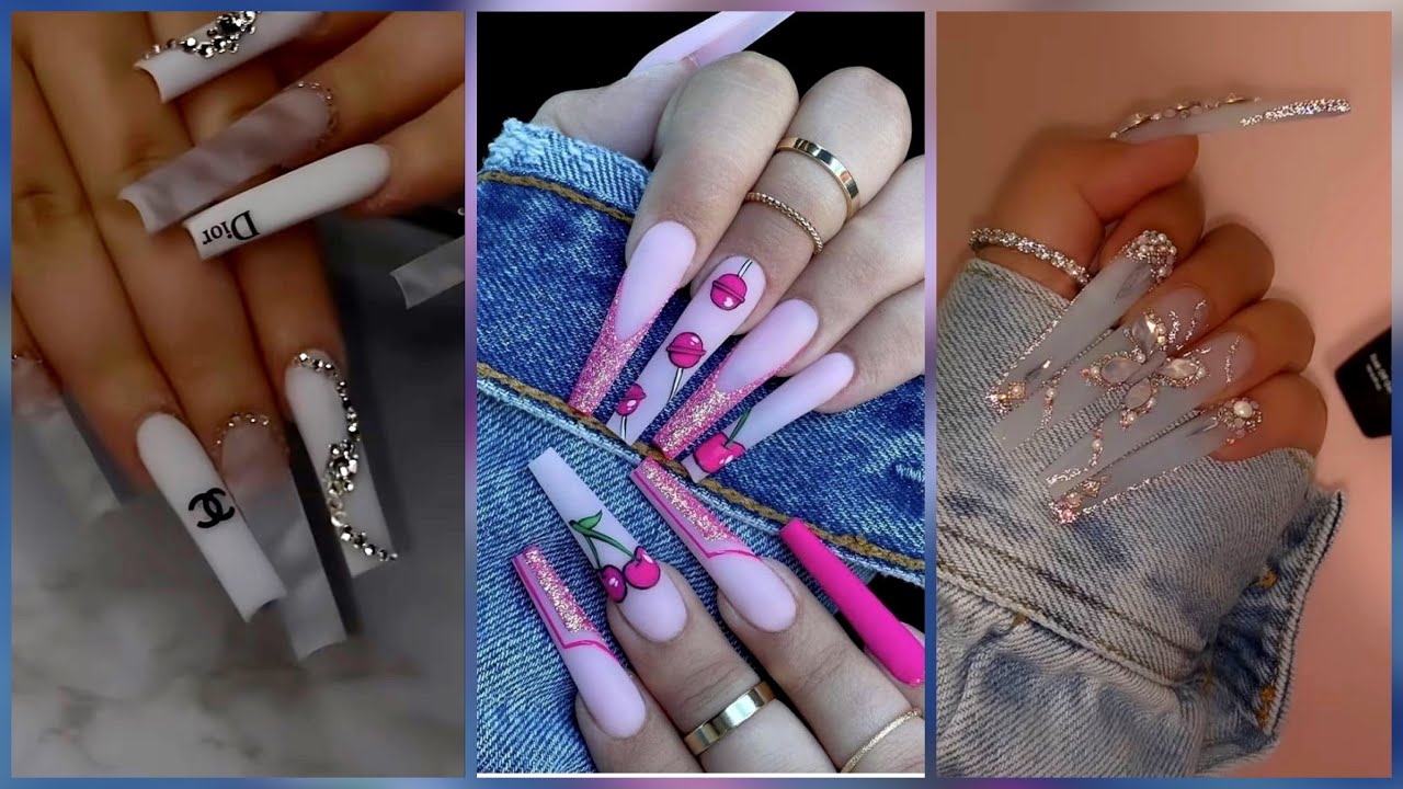 Watch video Trendy Nail Compilation | Acrylic nail designs 2022 Now Trendy Nail Compilation | Acrylic nail designs 2022