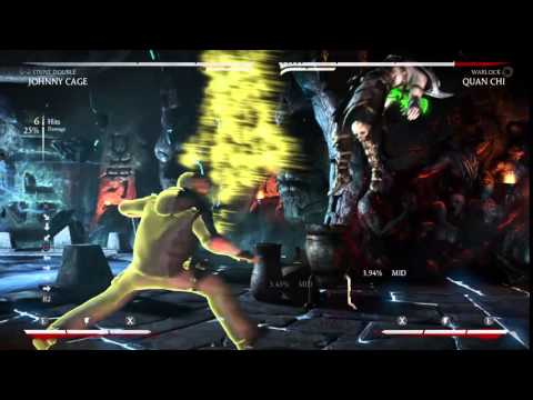 MK X Johnny Cage 38% Mid Screen Combo No Power Bar