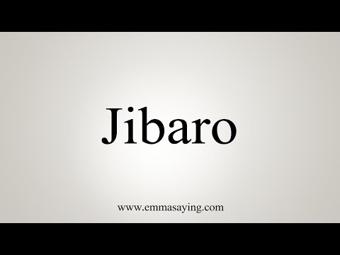 How To Say Jibaro