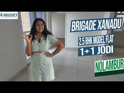 Brigade Xanadu Chennai | Luxury 2.5BHK Model Flat Tour At Mogappair Nolambur | Location 2025