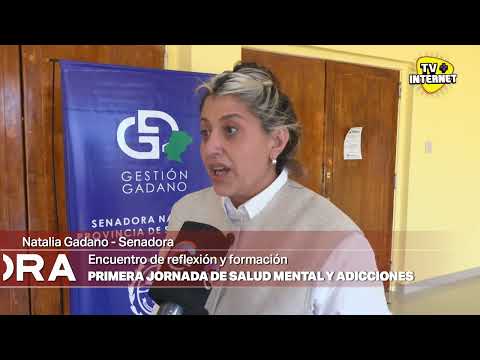 Charla sobre salud mental en Cañadón Seco.