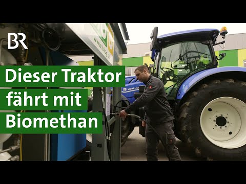 Alternative Kraftstoffe: Was taugt Methan aus der Biogasanlage im Traktortank? | Unser Land | BR