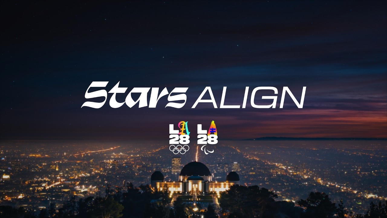 Stars Align | Introducing the Official LA28 Slogan - YouTube