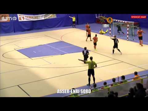 GOALS: Betsafe Saaliliiga III voor: Narva United FC vs Tartu Ravens 6:3 (2:1)