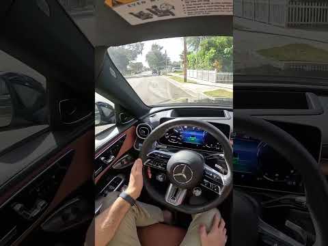 The Mercedes-AMG C63 S E Sedan’s Turning Radius Isn’t Amazing