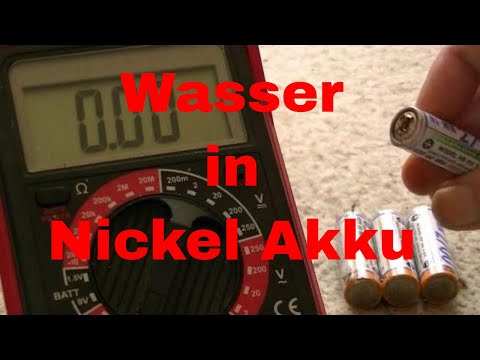 Ergebnis Wasser auffüllen und wie kriegt man Wasser in die Akkus - eflose #715