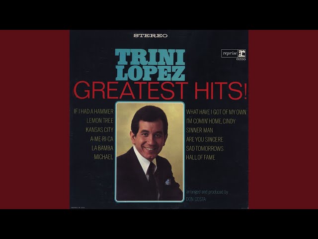 La vida y obra de Trini Lopez: un repaso por su música