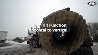 Mobile tyre service using Easy Gripper Crane Module
