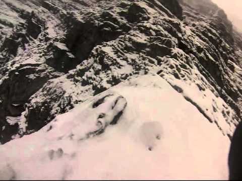 Rettungseinsatz in der winterlichen Watzmann Ostwand