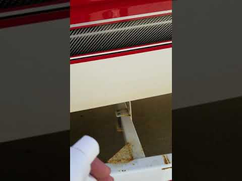 StarBrite hull cleaner, INSTANTLY white!