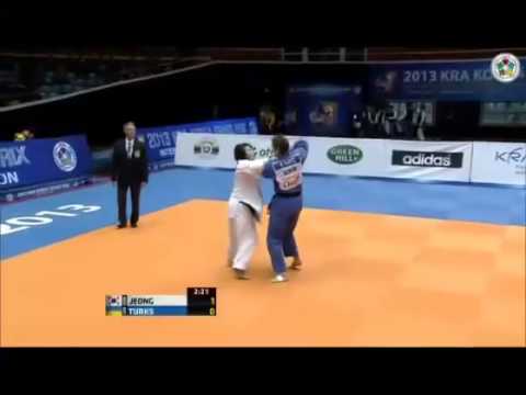 JEONG, Gyeong-Mi (KOR) -TURKS, Victoriia (UKR) -78 kg .IJF Grand Prix Jeju 2013 06.12.2013