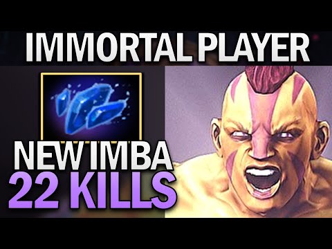 IMMORTAL PLAYER TRIES THE NEW IMBA ANTI-MAGE BUILD - DOTA 2 7.29 GAMEPLAY