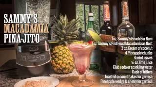 End of Summer Cocktail Tutorial: Sammy's Macadamia Pina-Jito